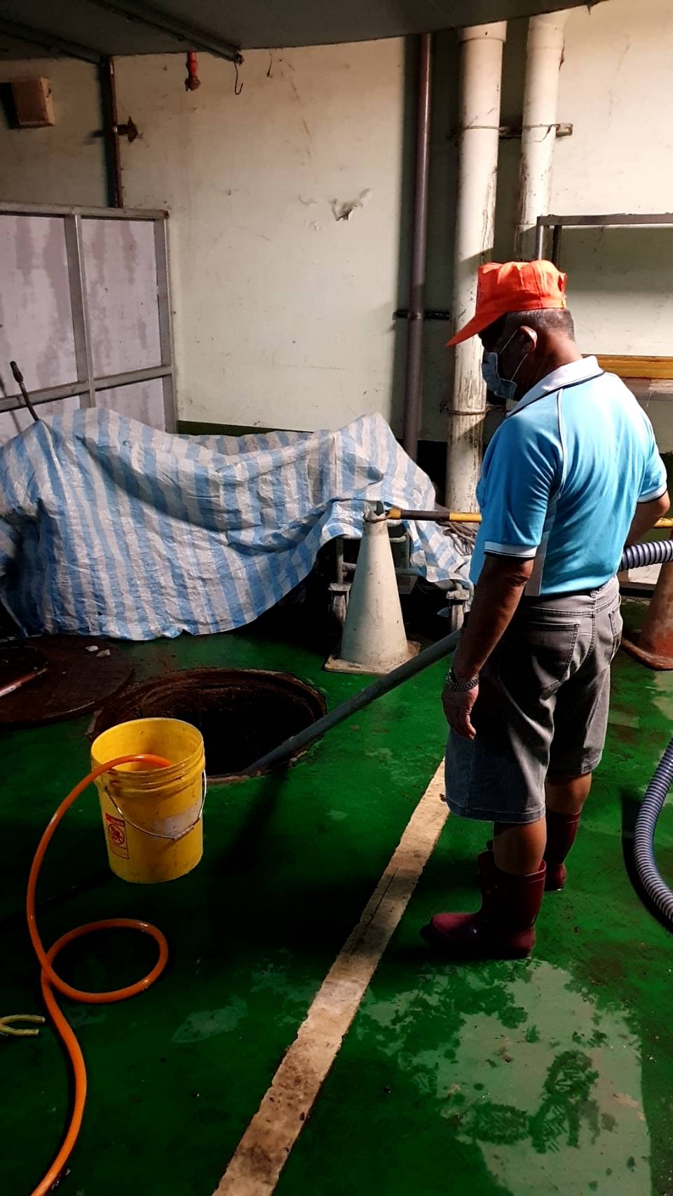 嘉義醫院化糞池清除