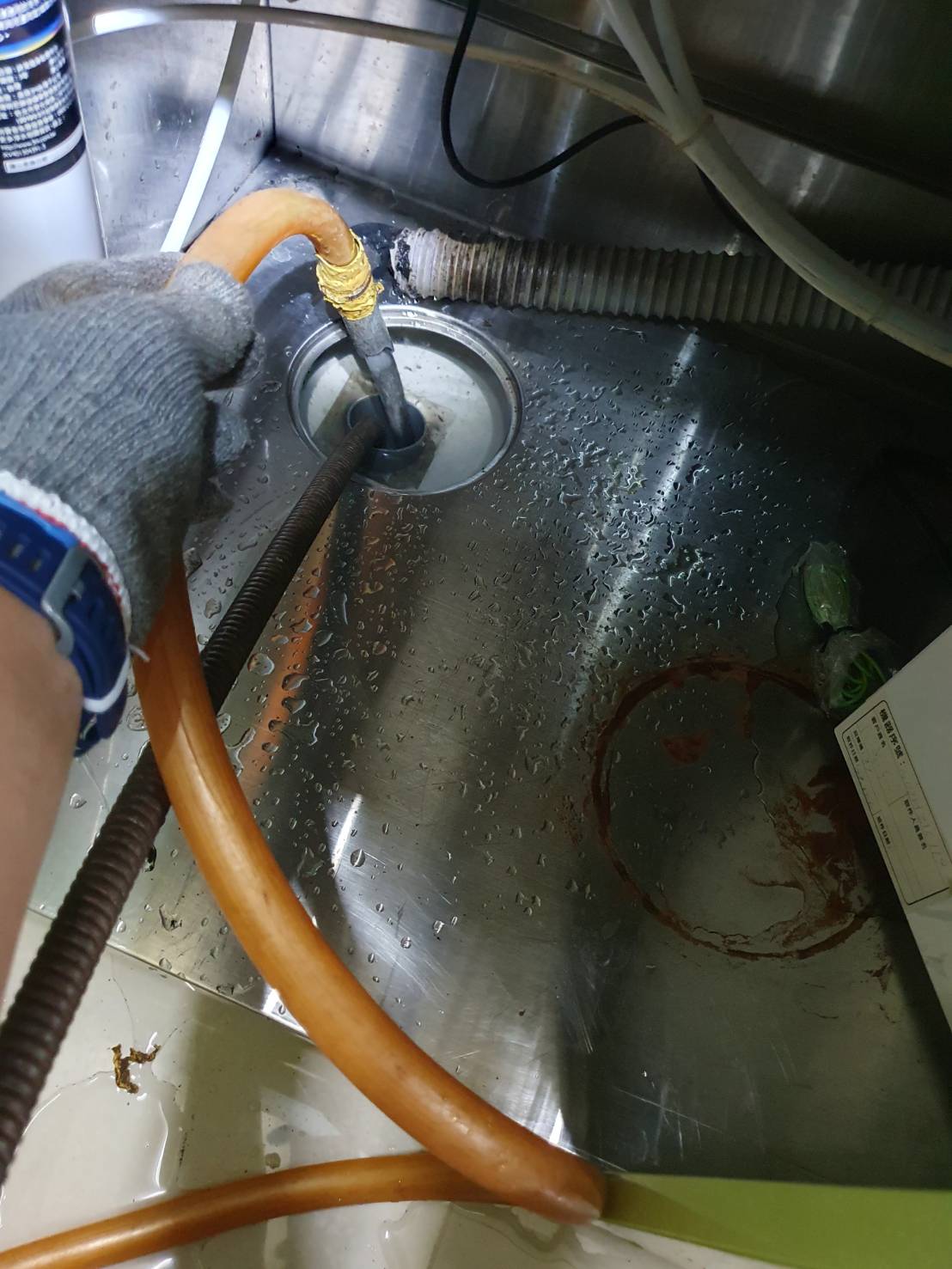 112年7月27日 廚房水管疏通